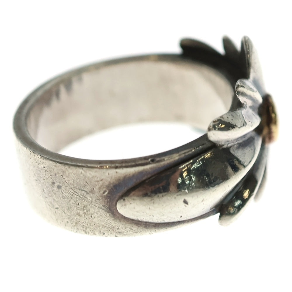 goro's(ゴローズ) GC-24付き平打ちリング シルバー/ゴールド BGA150