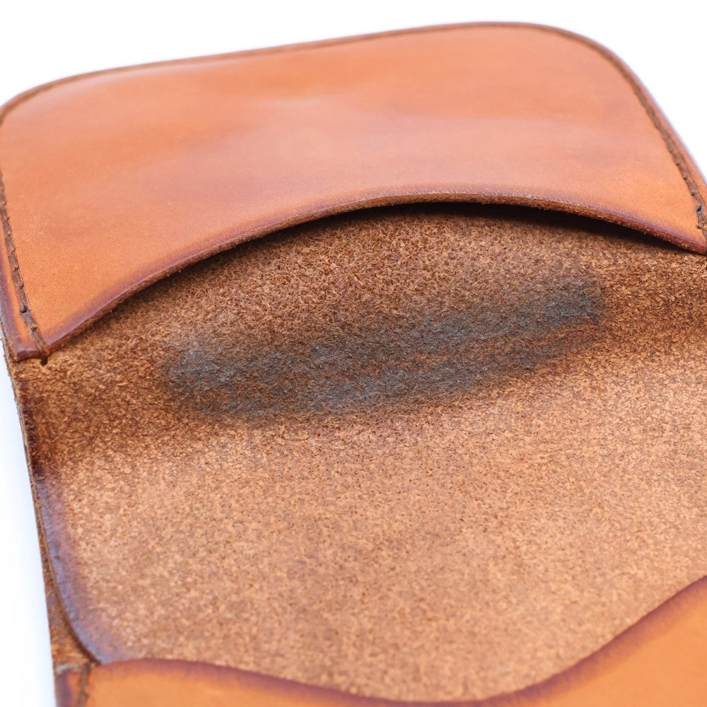 goro's(ゴローズ) K18付きフラワーコンチョ付き 角型小銭入れ 財布 レザーウォレット ブラウン