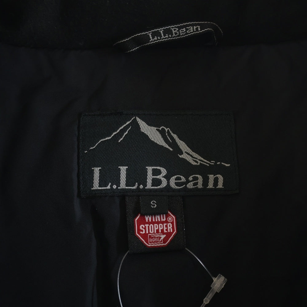 L.L.Bean(エルエルビーン) ロゴ刺繍 フーデッドダウンジャケット ブルー OKAJ8