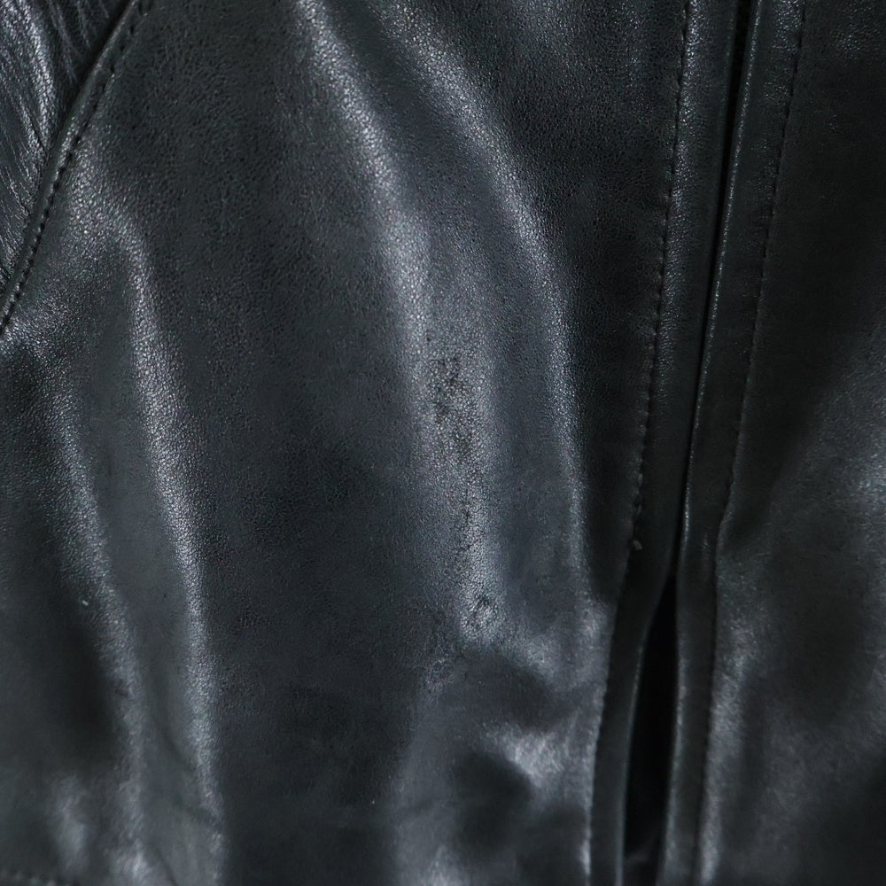 A.P.C(アーペーセー) ホースハイド シングルライダース レザージャケット ブラック