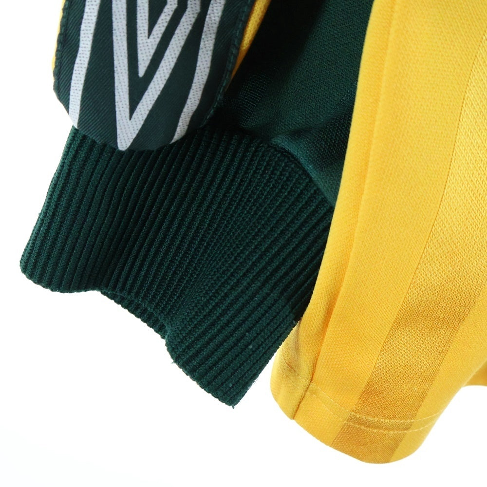 UMBRO(アンブロ) ウォームアップ ジップアップトラックジャケット イエロー/グリーン USA2600