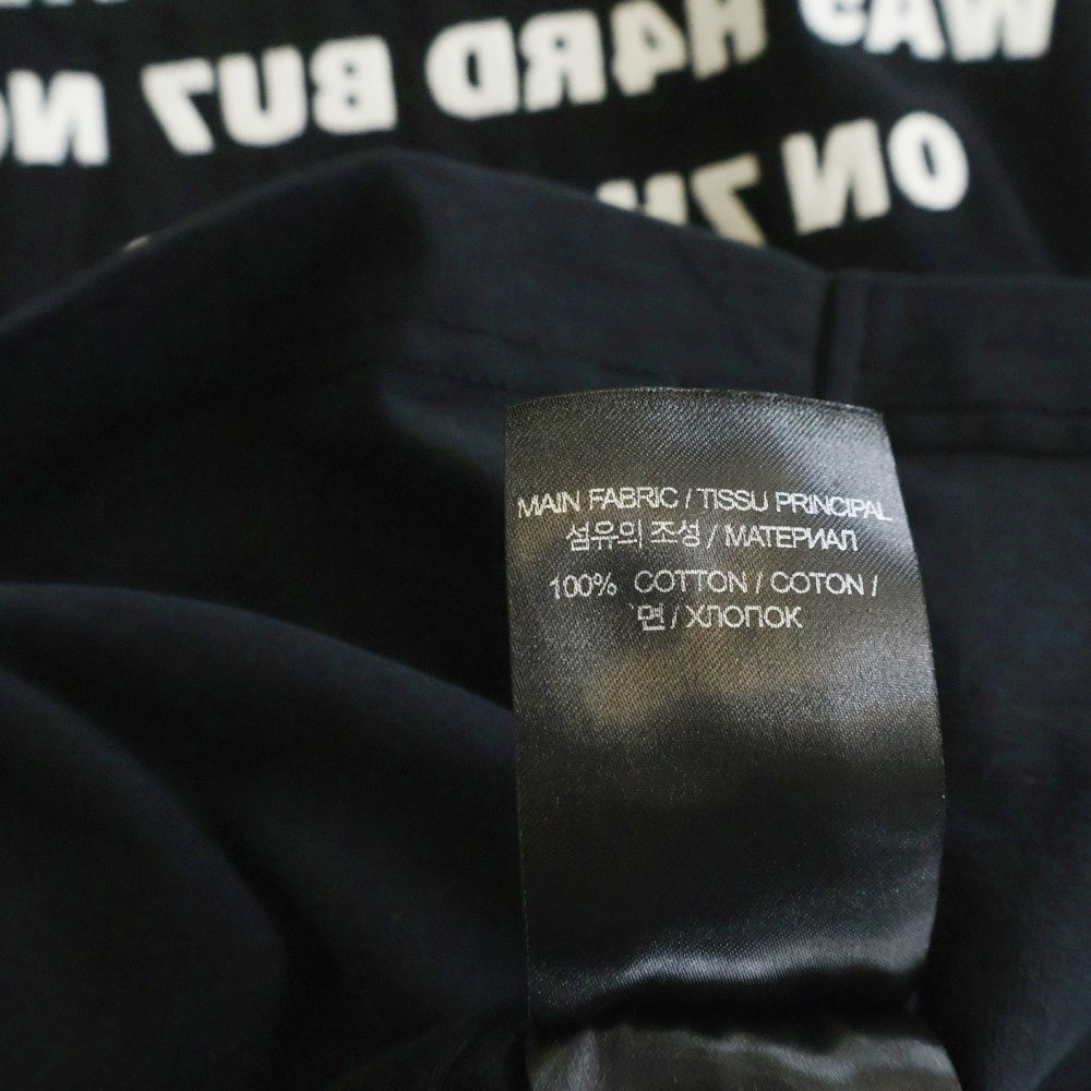 VETEMENTS(ヴェトモン) 24AW BRAINPOWER INSIDE-OUT LAYERED LONGSLEEVE T-SHIRT ブレインパワー インサイドアウト レイヤード ロングスリーブ Tシャツ カットソー ブラック UA65LS230B