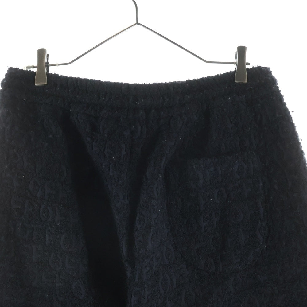 OFF-WHITE(オフホワイト) 23AW LOGO-JACQUARD DRAWSTRING STRAIGHT LEG TROUSERS ロゴジャガード ドローストレング ストレート レッグ トラウザーズ ロングパンツ OMCP002F23FAB001