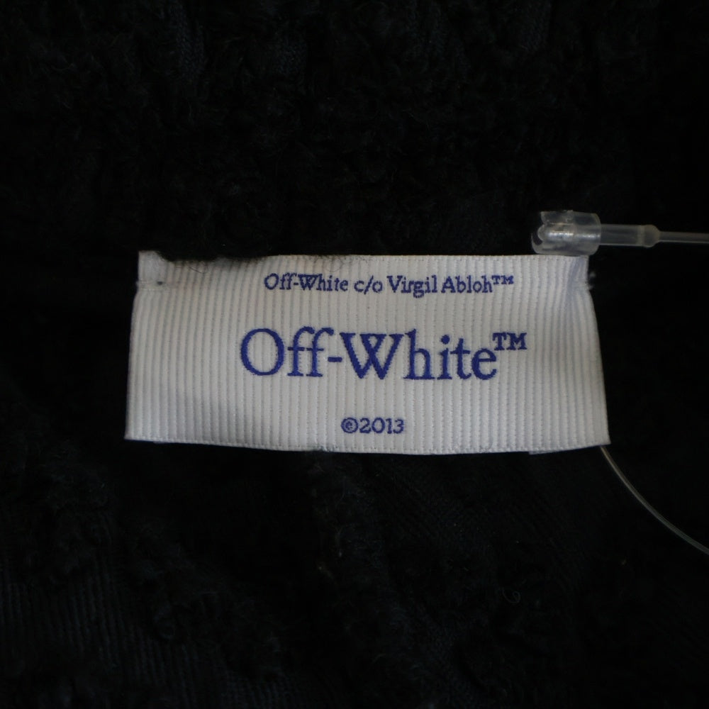 OFF-WHITE(オフホワイト) 23AW LOGO-JACQUARD DRAWSTRING STRAIGHT LEG TROUSERS ロゴジャガード ドローストレング ストレート レッグ トラウザーズ ロングパンツ OMCP002F23FAB001