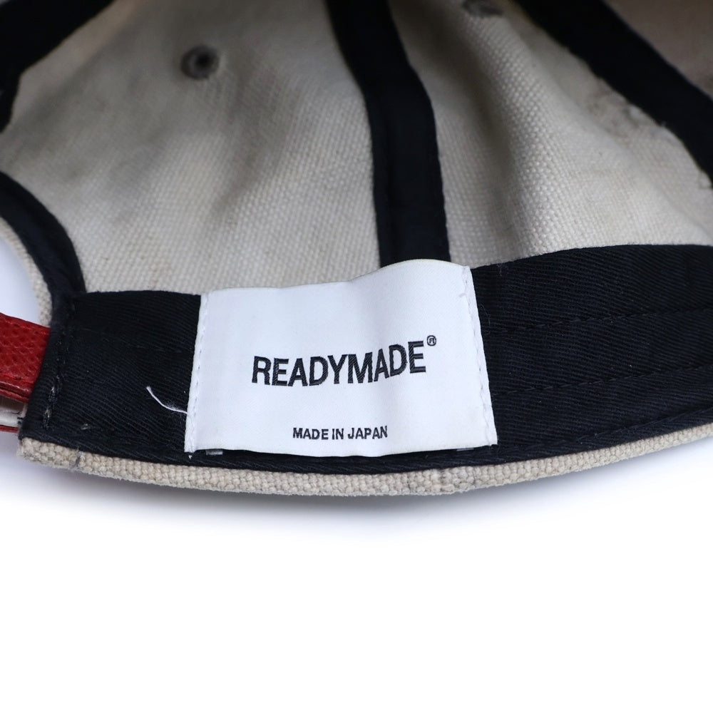 READY MADE(レディメイド) VINTAGE CAP ヴィンテージ加工 6パネル ベースボールキャップ 帽子 グレー