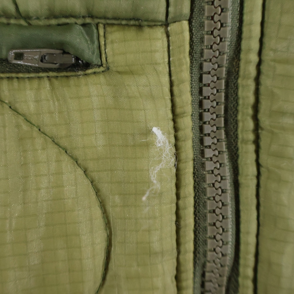 READY MADE(レディメイド) 20AW FLEECE JACKET キルティング切り替え ジップアップフリースジャケット オレンジ/カーキ RE-P0-0R-00-00-110