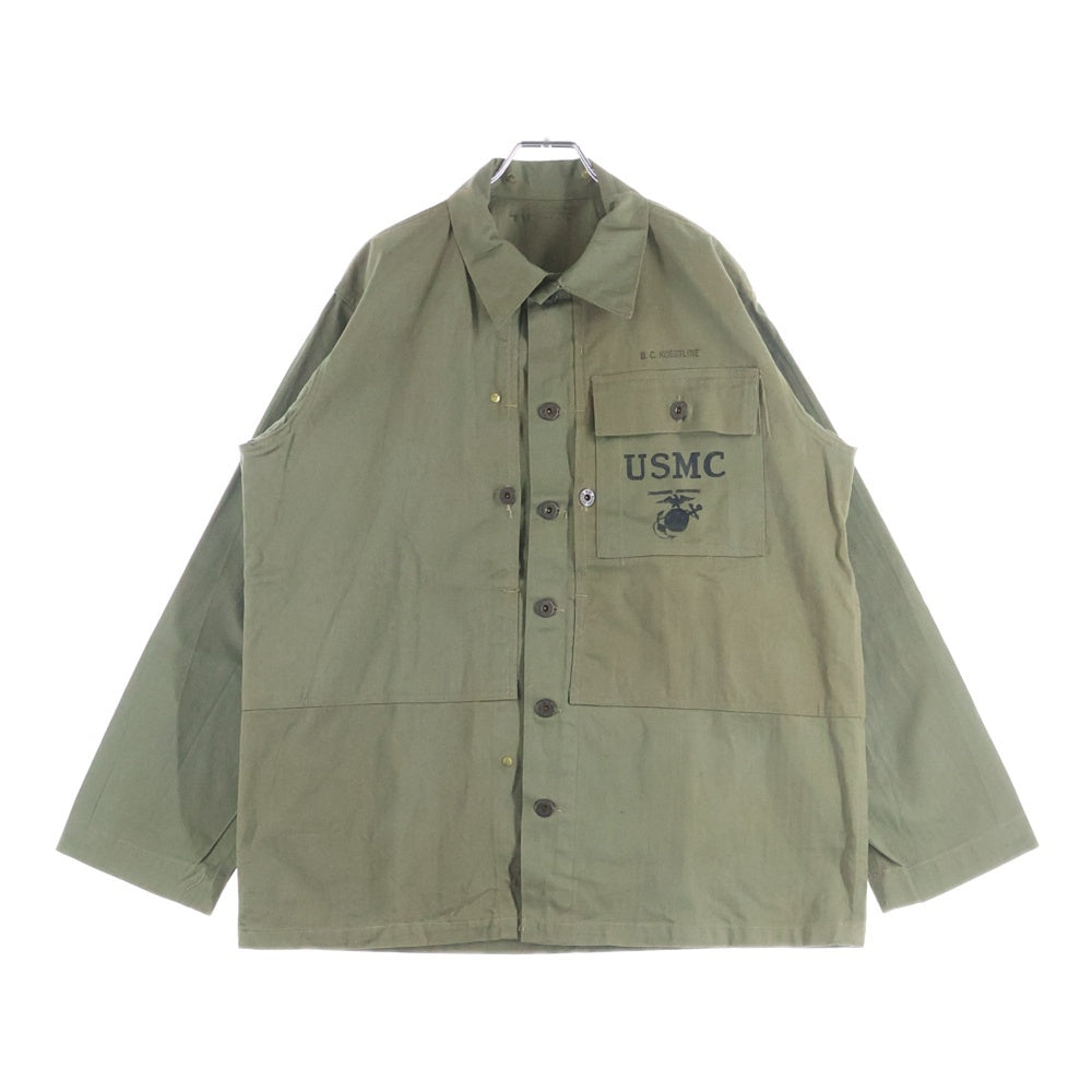 VINTAGE(ヴィンテージ) 40S VINTAGE P-44 HBT USMC ヴィンテージ ミリタリー ユーティリティジャケット カバーオール カーキ