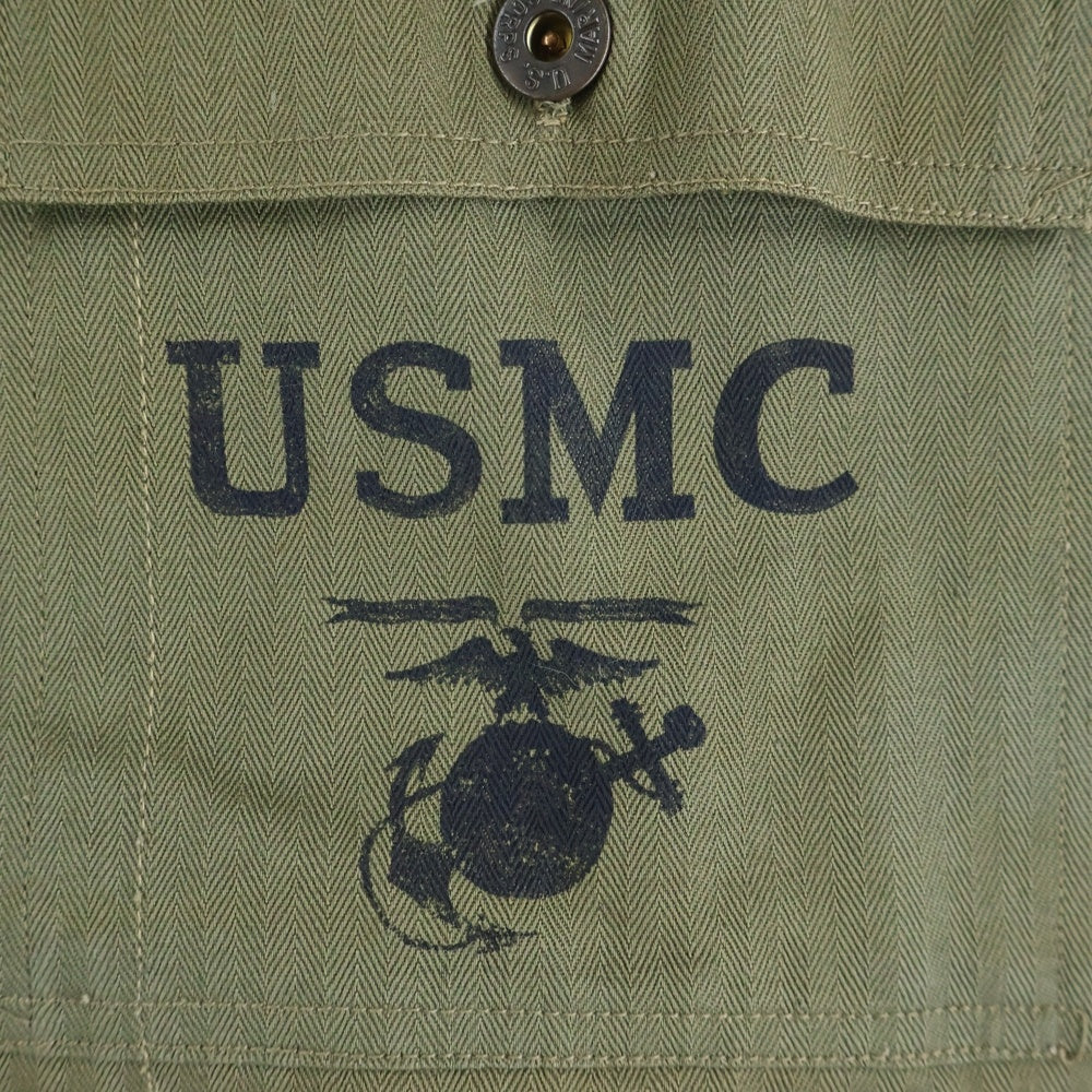 VINTAGE(ヴィンテージ) 40S VINTAGE P-44 HBT USMC ヴィンテージ ミリタリー ユーティリティジャケット カバーオール カーキ
