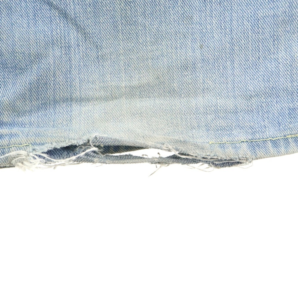 LEE(リー) 70S VINTAGE 101Z ボタン裏刻印13 MR付き黒タグ USA製 レザーパッチ ストレートデニムパンツ ジーンズ インディゴ