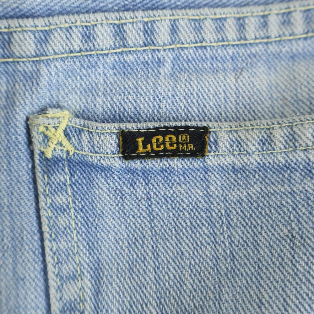 LEE(リー) 70S VINTAGE 101Z ボタン裏刻印13 MR付き黒タグ USA製 レザーパッチ ストレートデニムパンツ ジーンズ インディゴ