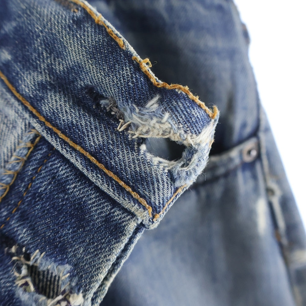 Levi's(リーバイス) 60S VINTAGE 501 BIG E 後期 ボタン裏6 平行ステッチ ボタンフライ ヴィンテージデニムパンツ ジーンズ インディゴ