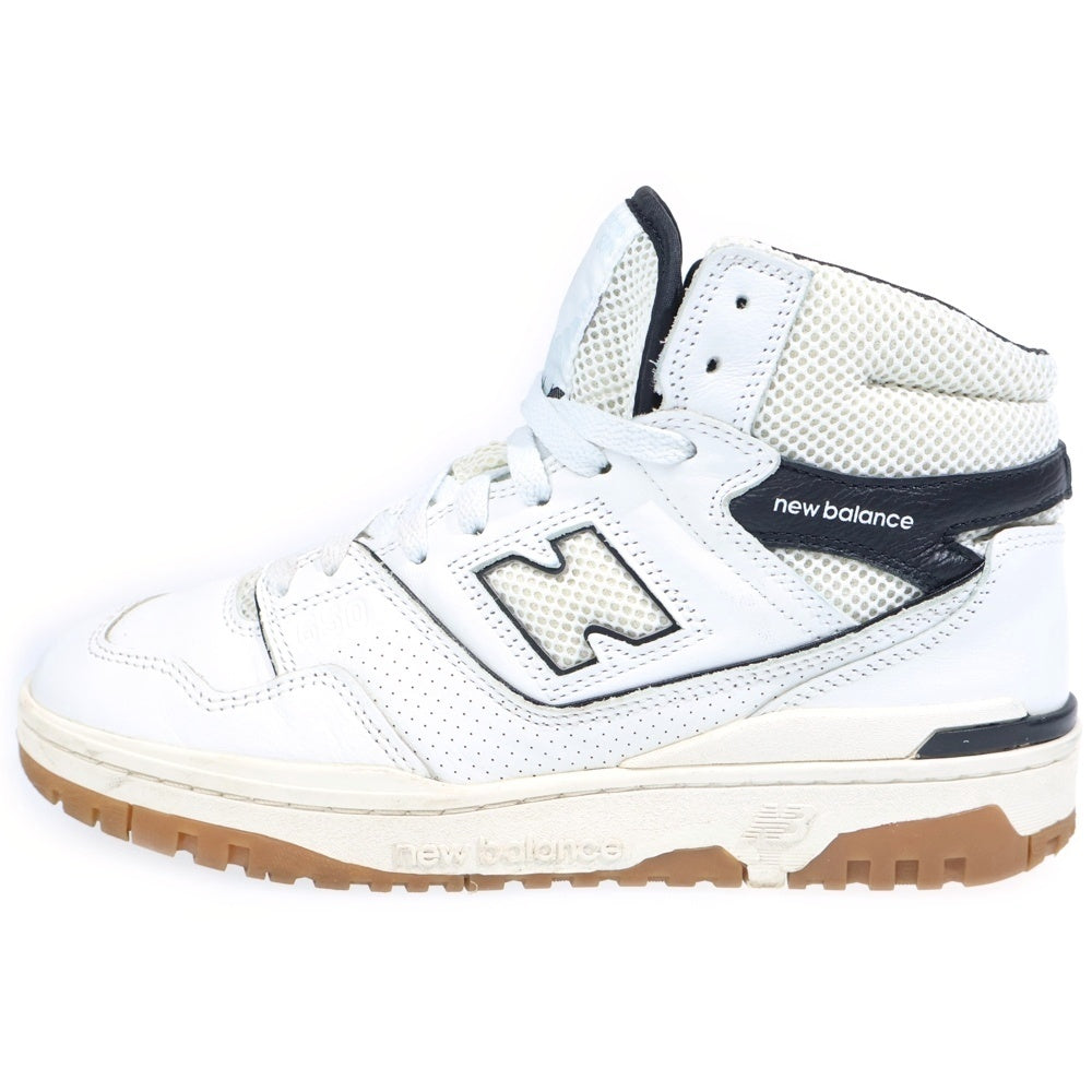 New Balance(ニューバランス) ×AIME LEON DORE エメレオンドレ BB650RV1 ハイカットスニーカー ホワイト/ブラック US9/27cm