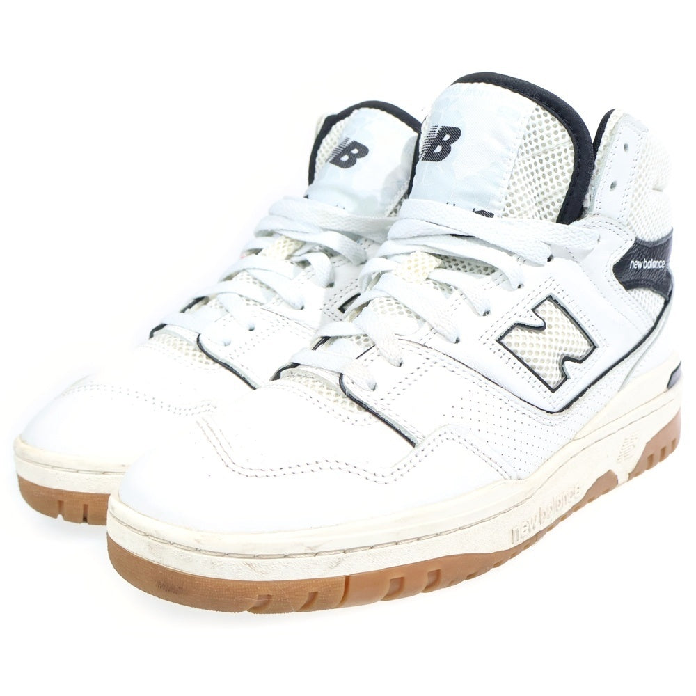 New Balance(ニューバランス) ×AIME LEON DORE エメレオンドレ BB650RV1 ハイカットスニーカー ホワイト/ブラック US9/27cm