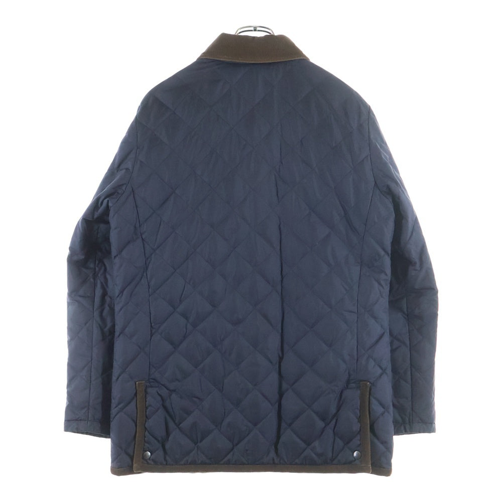 MACKINTOSH PHILOSOPHY(マッキントッシュフィロソフィー) 襟コーデュロイ キルティング リバーシブル中綿ジャケット ネイビー/ブラウン H1F19-601-29