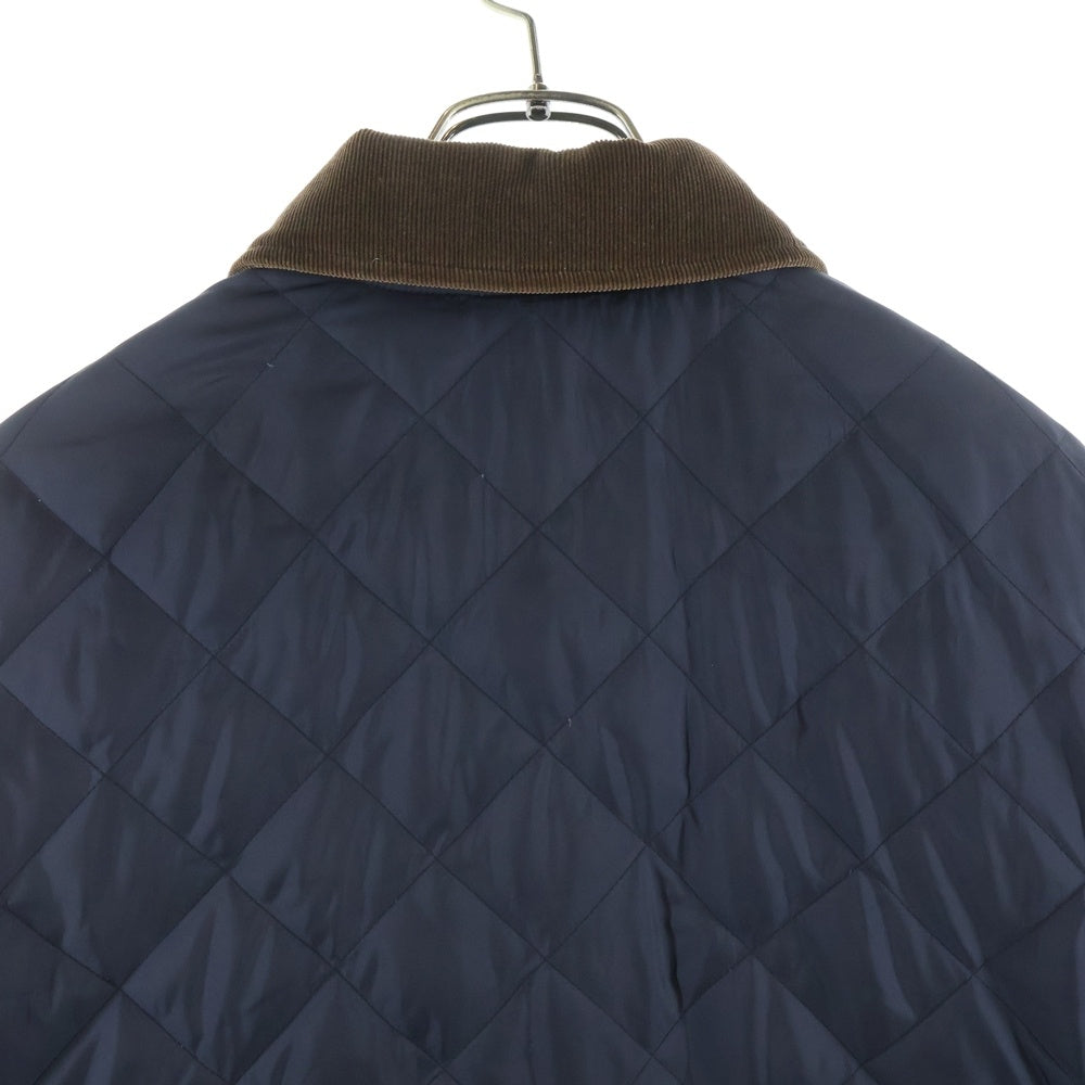 MACKINTOSH PHILOSOPHY(マッキントッシュフィロソフィー) 襟コーデュロイ キルティング リバーシブル中綿ジャケット ネイビー/ブラウン H1F19-601-29