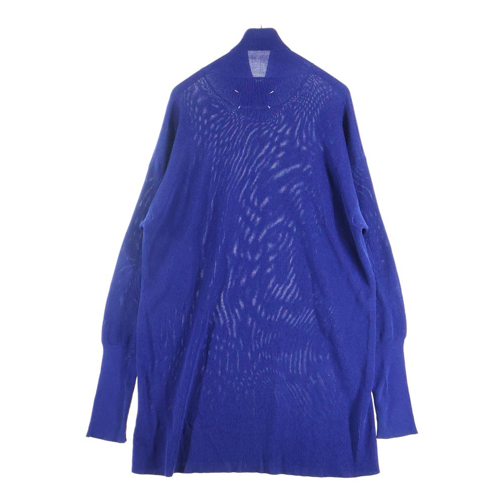 Maison Margiela(メゾンマルジェラ) 18SS エルボーパッチ タートルネックロングセーター ニット ブルー レディース S51HA0793