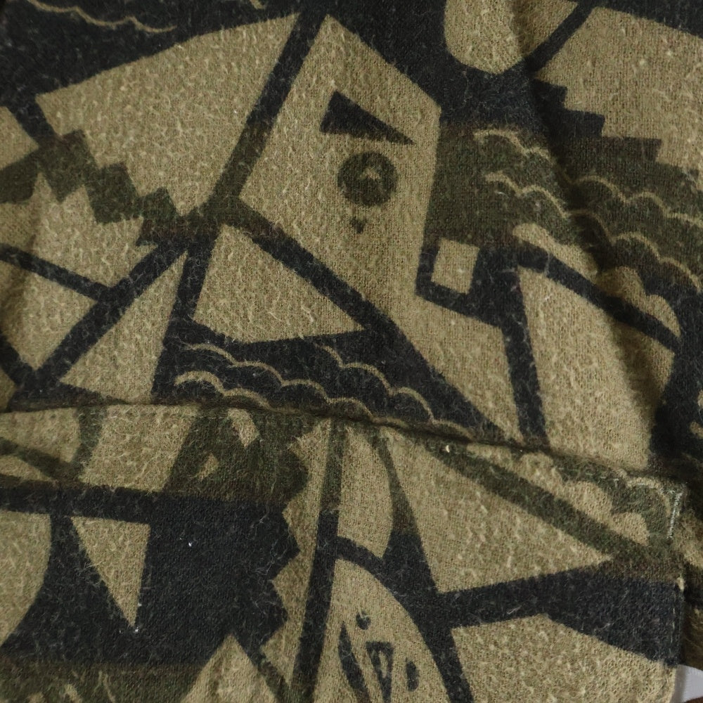 A BATHING APE(アベイシングエイプ) BAPE CAMO 青山限定 ベイプカモ サーマル フルジップフーデッドパーカー スウェット カーキ 1860-115-001