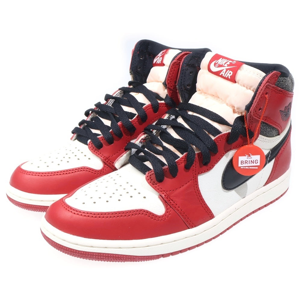 NIKE(ナイキ) AIR JORDAN 1 HIGH OG CHICAGO LOST & FOUND エアジョーダン1 シカゴ ロスト&ファウンド ハイカットスニーカー レッド/ホワイト US8/26cm DZ5485-612