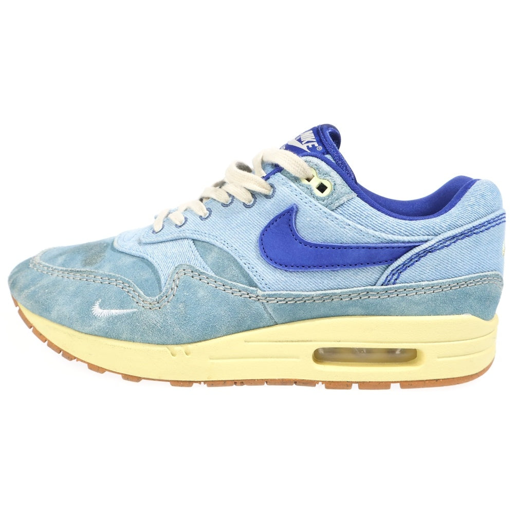 NIKE(ナイキ) AIR MAX 1 PRM DIRTY DENIM エアマックス1 ダーティデニム ローカットスニーカー インディゴブルー US10/28cm DV3050-300
