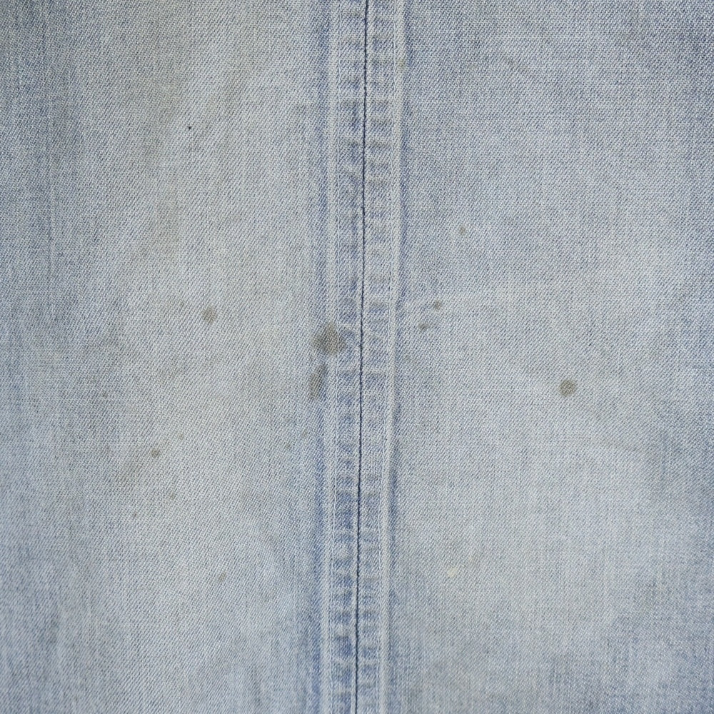 ANCELLM(アンセルム) 24SS DENIM COVERALL ダメージ加工 マルチポケット デニムジャケット カバーオール インディゴ ANC-JK44-A