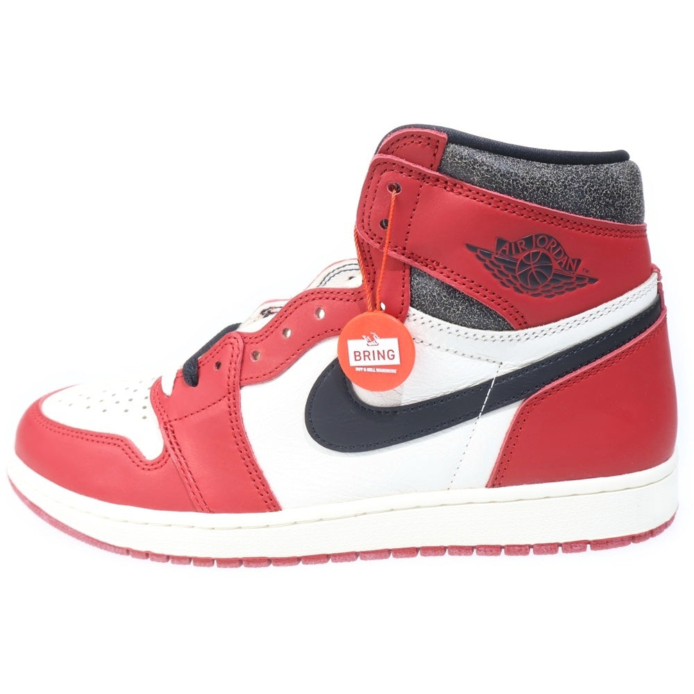 NIKE(ナイキ) AIR JORDAN 1 HIGH OG エアジョーダン1 ハイ OG ロスト&ファウンド シカゴ ハイカットスニーカー シューズ ホワイト/レッド US11/29cm DZ5485-612