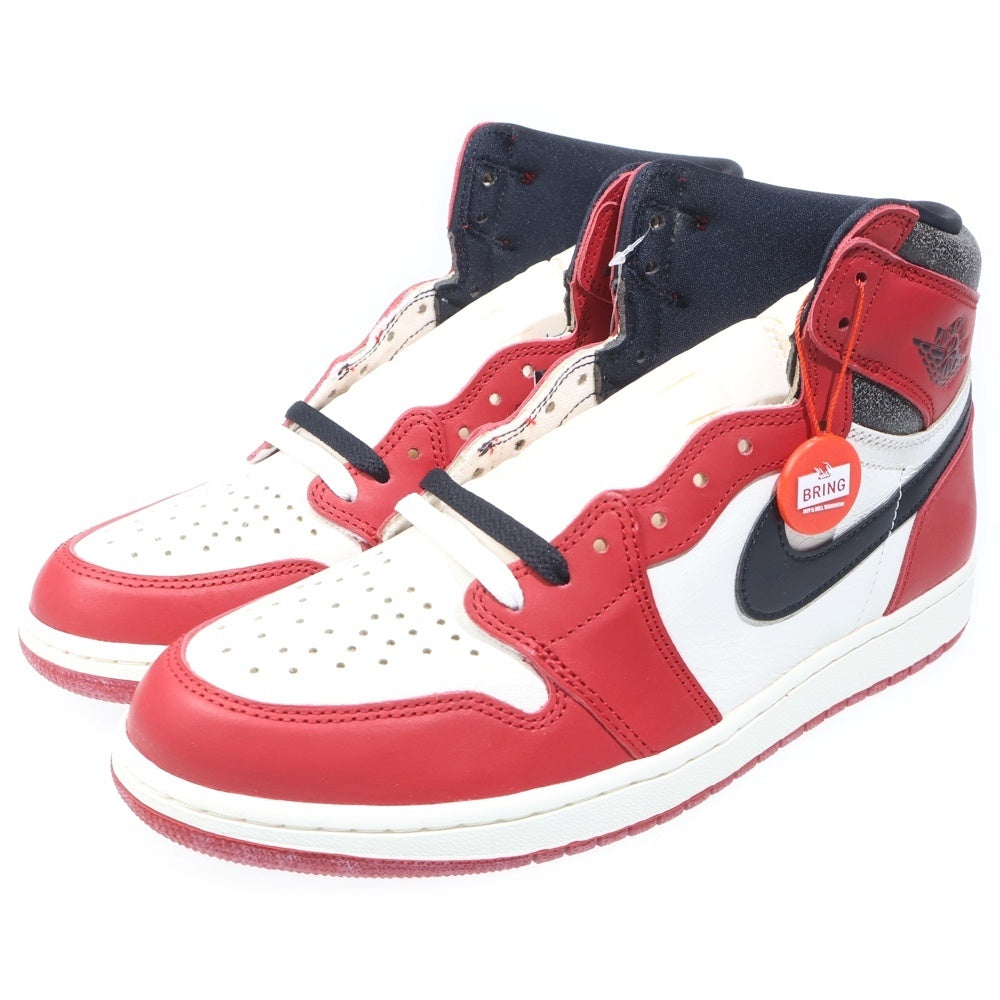 NIKE(ナイキ) AIR JORDAN 1 HIGH OG エアジョーダン1 ハイ OG ロスト&ファウンド シカゴ ハイカットスニーカー シューズ ホワイト/レッド US11/29cm DZ5485-612