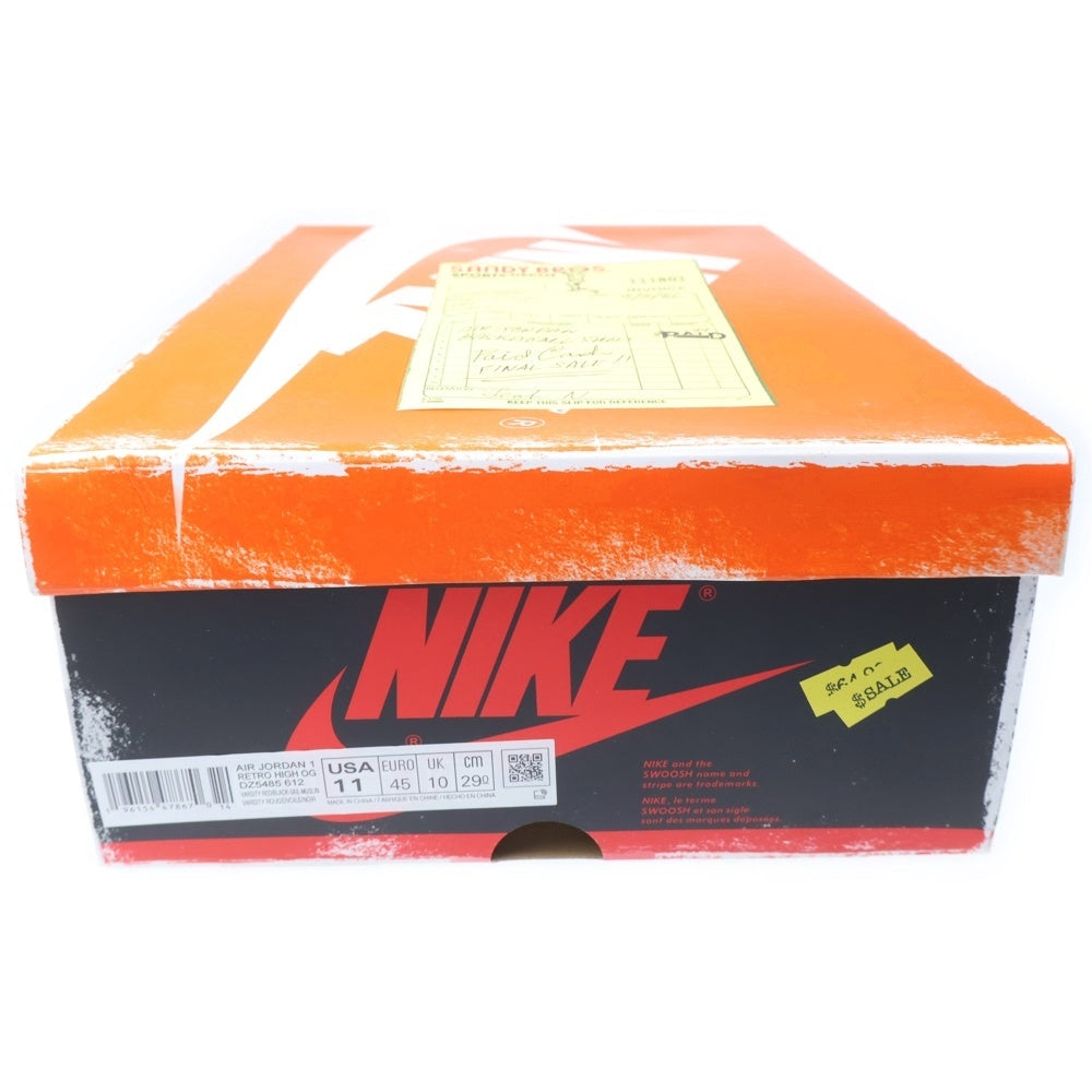 NIKE(ナイキ) AIR JORDAN 1 HIGH OG エアジョーダン1 ハイ OG ロスト&ファウンド シカゴ ハイカットスニーカー シューズ ホワイト/レッド US11/29cm DZ5485-612