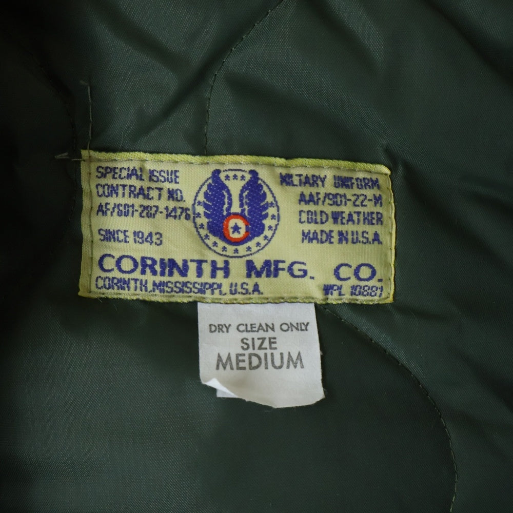 CORINTH(コリンス) N-2B ファーフーデッド ミリタリー フライトジャケット カーキ