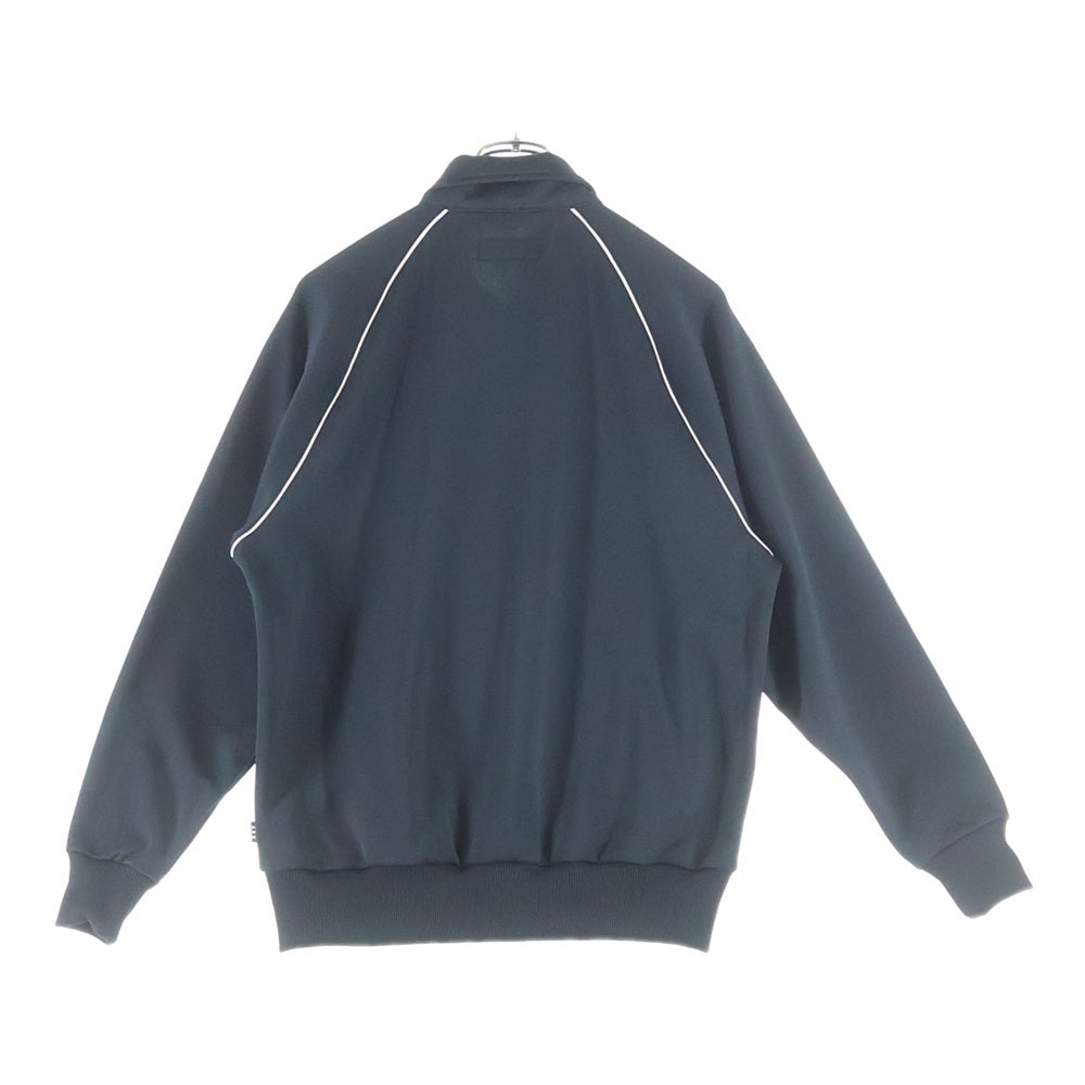 GOD SELECTION XXX(ゴッドセレクショントリプルエックス) 25SS TRACK JACKET ロゴワッペン ジップアップ トラックジャケット ブラック GX-S25-CS-08