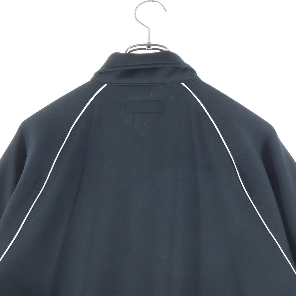 GOD SELECTION XXX(ゴッドセレクショントリプルエックス) 25SS TRACK JACKET ロゴワッペン ジップアップ トラックジャケット ブラック GX-S25-CS-08