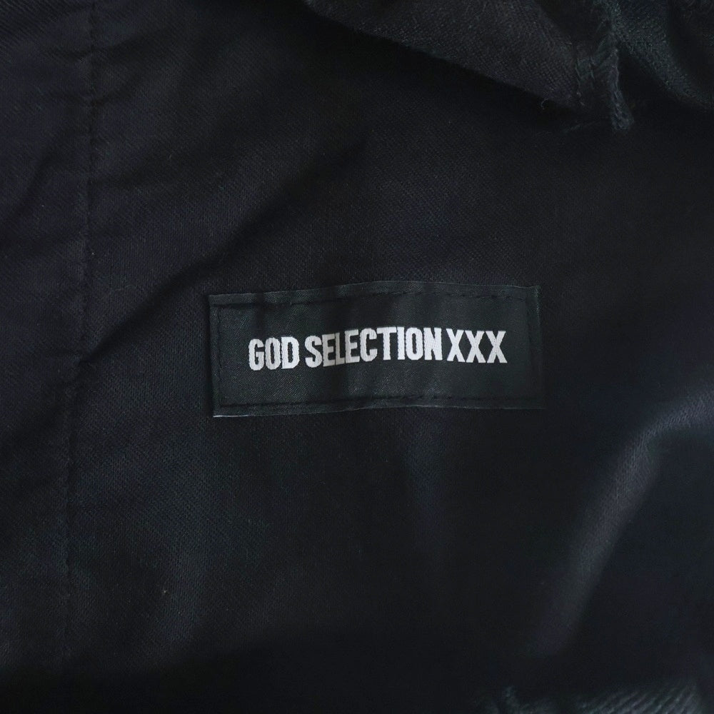 GOD SELECTION XXX(ゴッドセレクショントリプルエックス) 24AW NYLON BDU PANTS ナイロン カーゴパンツ ブラック GX-A25-PT-02