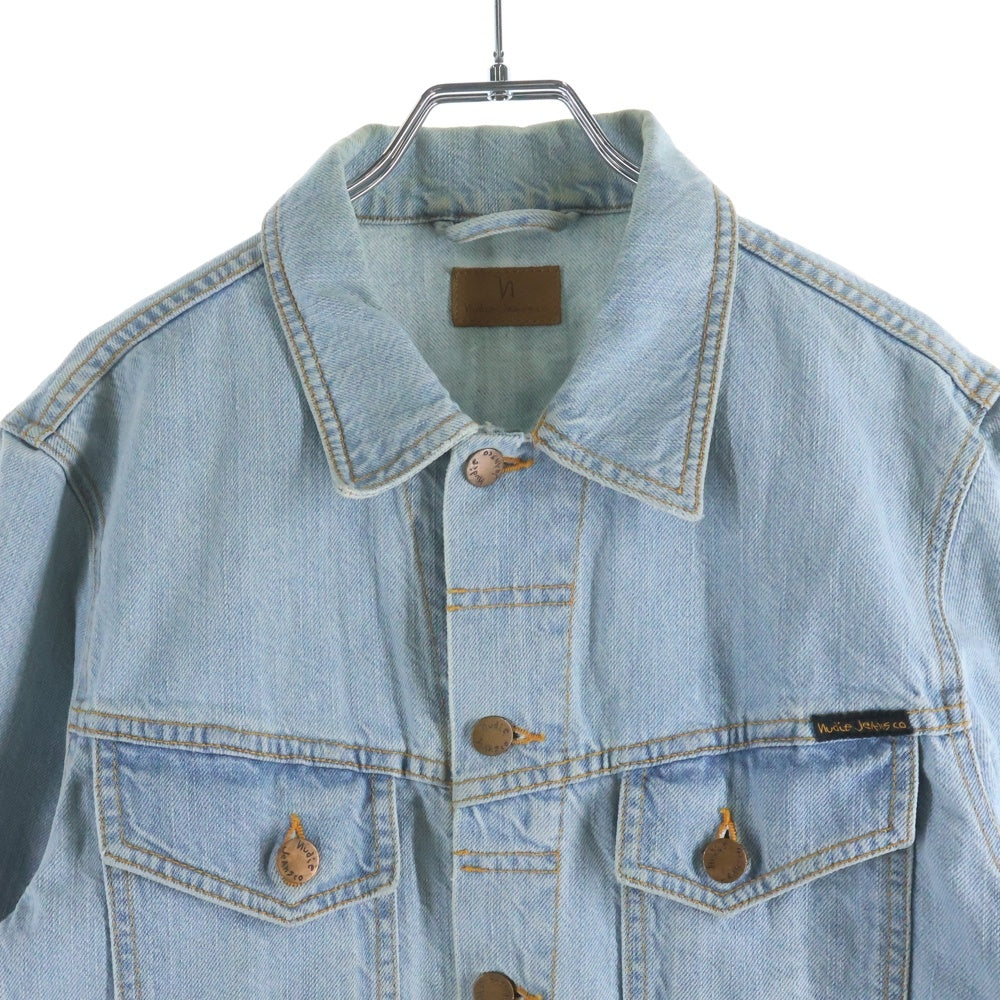 nudie jeans(ヌーディージーンズ) ダブル胸ポケット Gジャン デニムジャケット インディゴ SE656628927701
