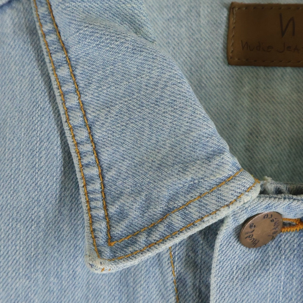 nudie jeans(ヌーディージーンズ) ダブル胸ポケット Gジャン デニムジャケット インディゴ SE656628927701