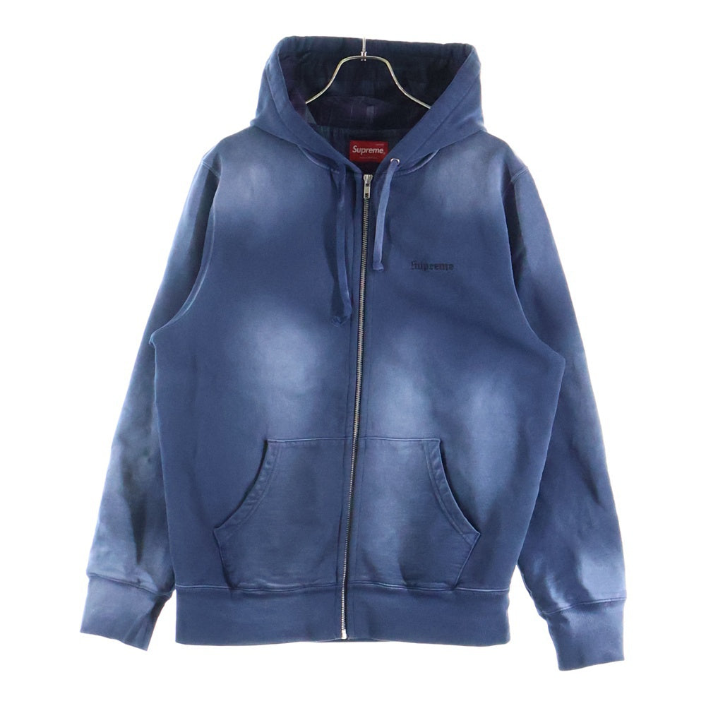 SUPREME(シュプリーム) 18AW Bleached Zip Up Sweatshirt ブリーチド