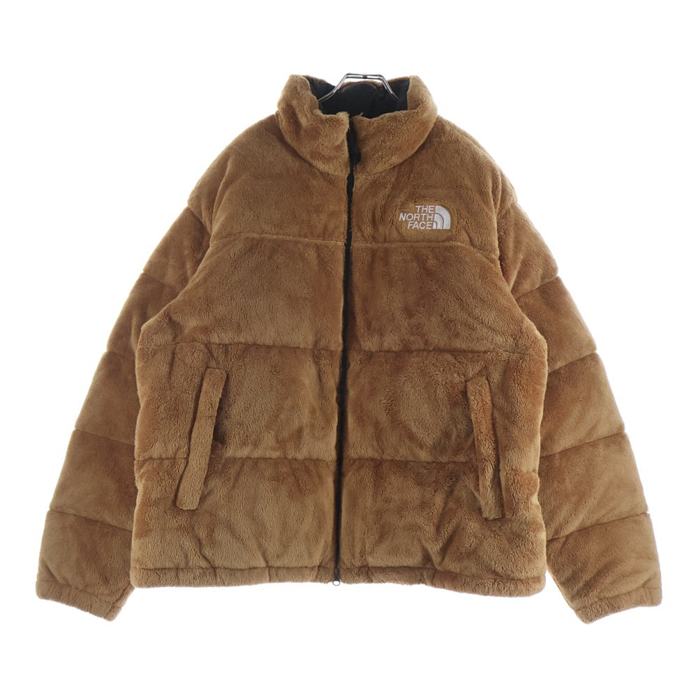 THE NORTH FACE(ザノースフェイス) VERSA VELOUR NUPTSE JACKET バーサ ベロア フロントロゴ ヌプシ ジップアップ ジャケット ベージュ NF0A84F7