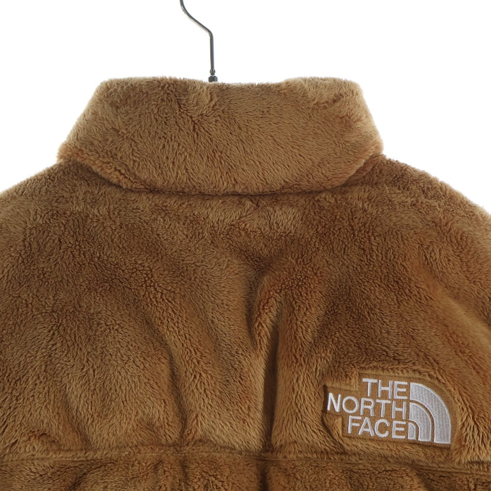 THE NORTH FACE(ザノースフェイス) VERSA VELOUR NUPTSE JACKET バーサ ベロア フロントロゴ ヌプシ ジップアップ ジャケット ベージュ NF0A84F7