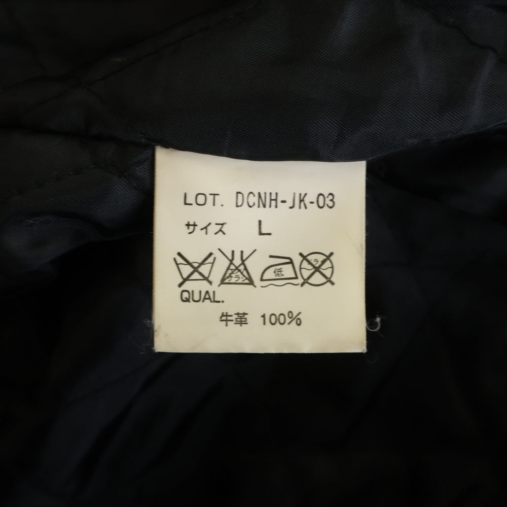 NEIGHBORHOOD(ネイバーフッド) 01AW THUNDERBOLT3 サンダーボルト3 牛革 パデッド ダブルライダース レザージャケット ブラック DCNH-JK-03