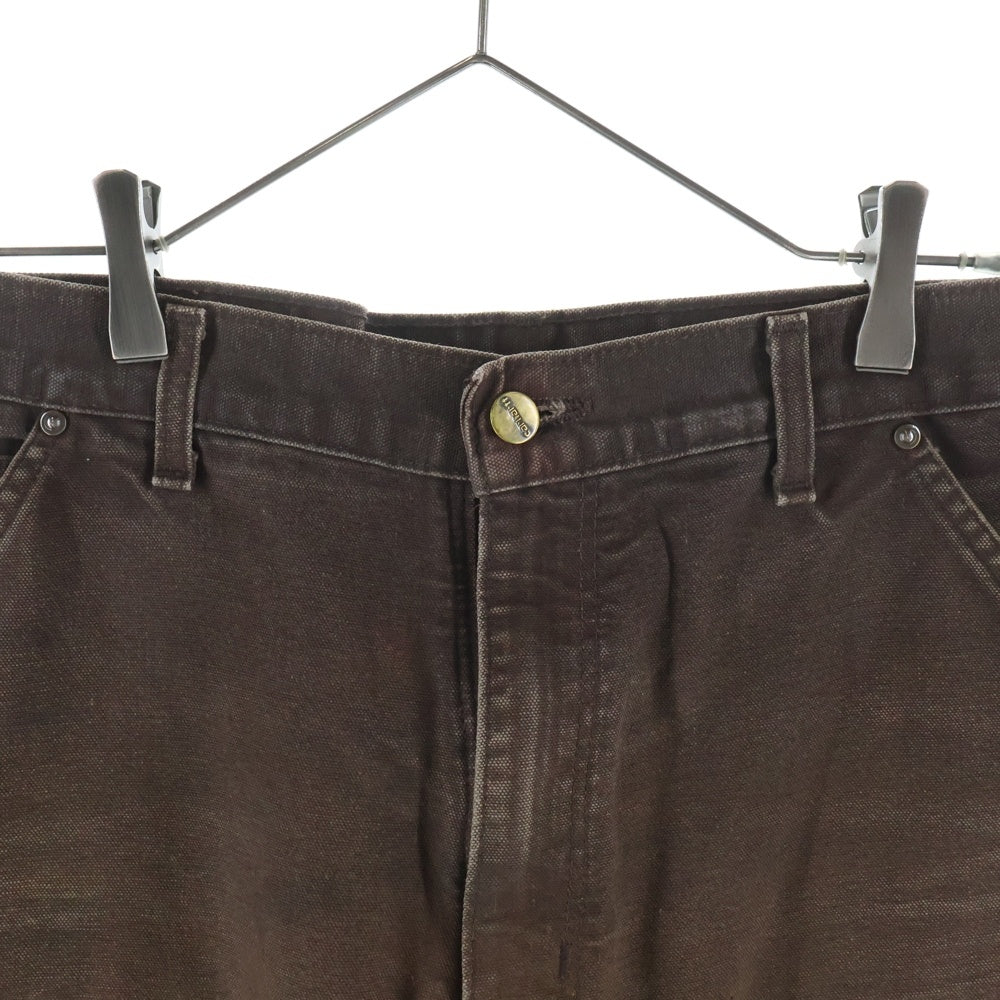 CARHARTT(カーハート) DOUBLE KNEE WORK PT ダック ダブルニー ワークパンツ ブラウン B136-DKB