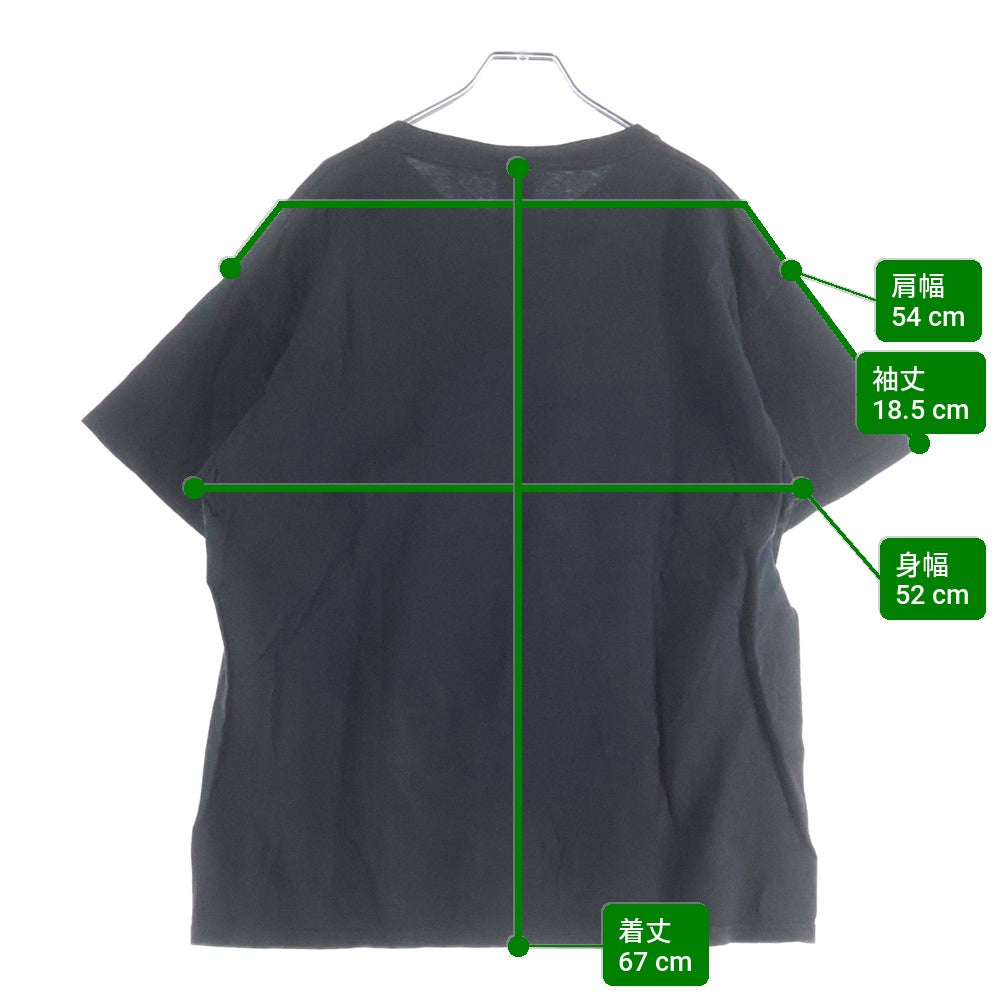 VINTAGE(ヴィンテージ) THE SIMPSONS The Sopranos PARODY DELTA ザシンプソンズ ザソプラノズ パロディアニメーション クルーネック半袖カットソーTシャツ ブラック