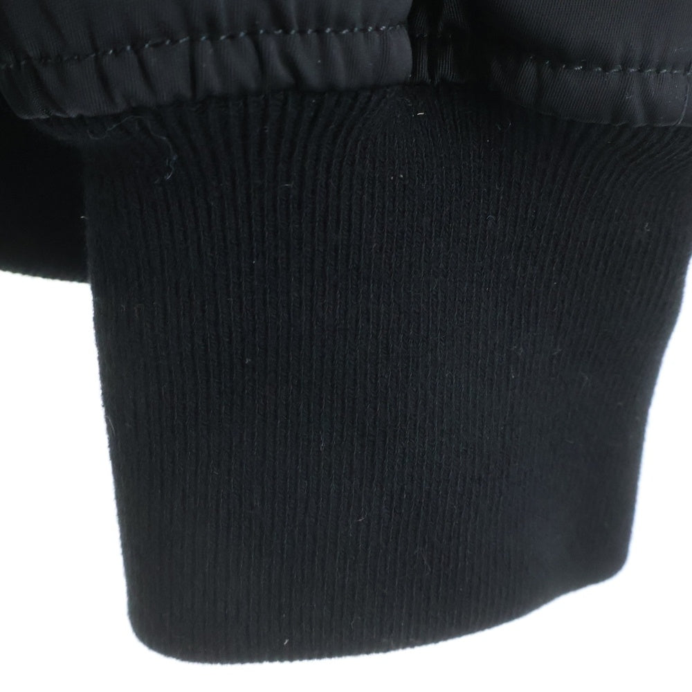 Palm Angels(パームエンジェルス) LOGO OVER BOMBER JACKET バックエンブロイダリー ジップアップ ボンバージャケット ブラック PMEH002E20FAB001