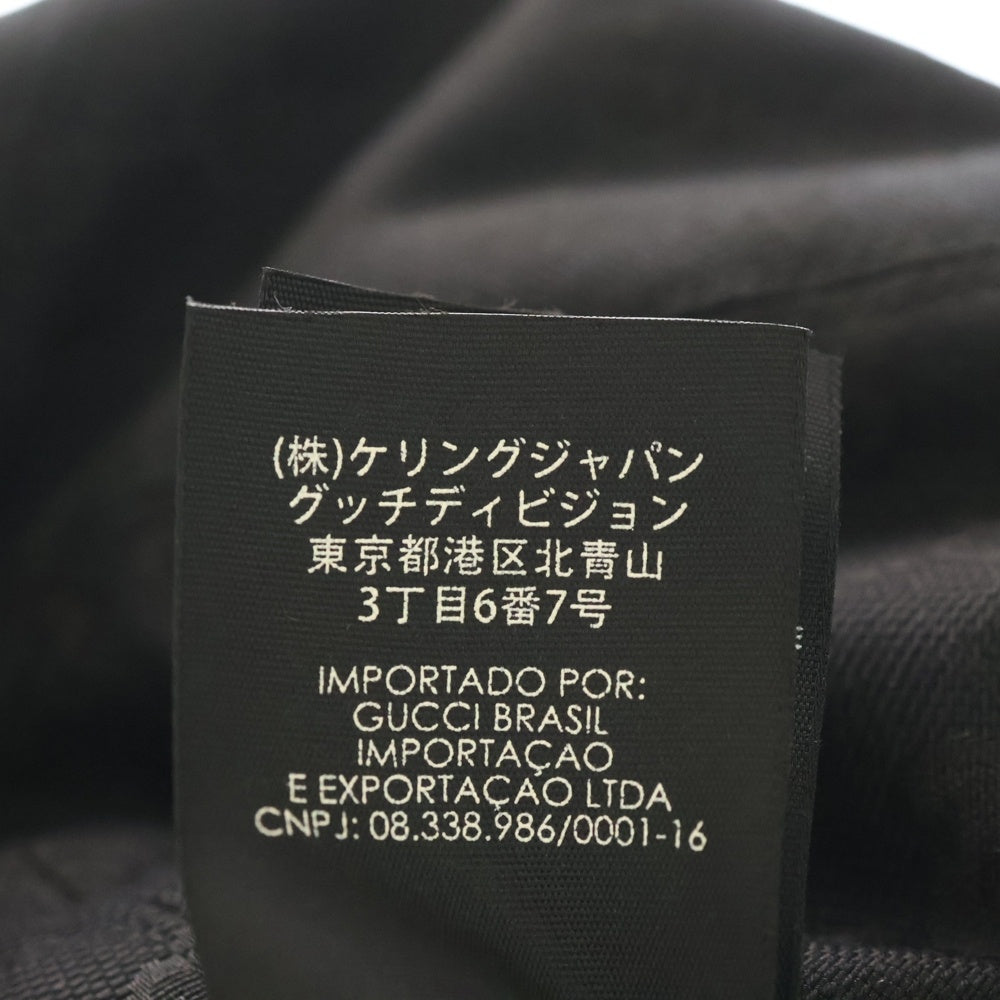 GUCCI(グッチ) GGキャンバス シェリーライン キャップ 帽子 ブラック 200035-601491