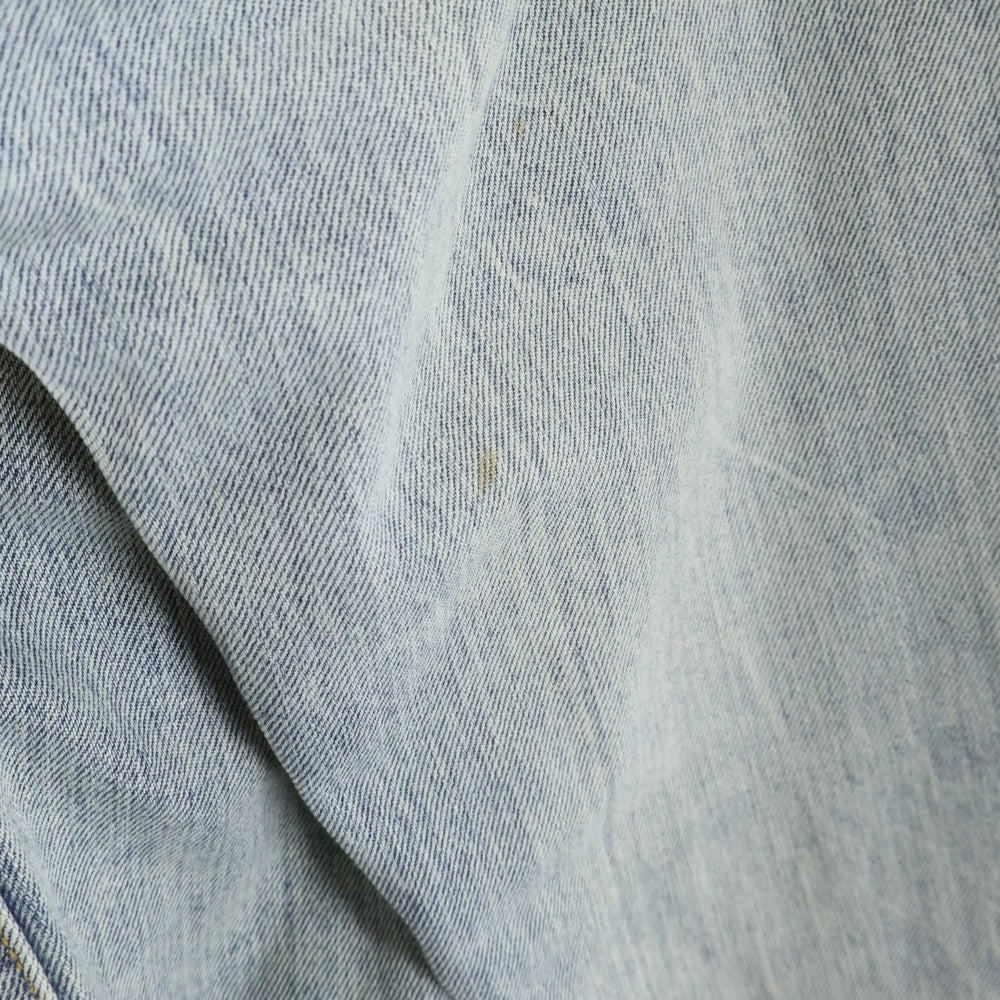 FEAR OF GOD ESSENTIALS(フィアオブゴッド エッセンシャルズ) DENIM TRUCKER JACKET ダメージ加工 デニム トラッカー ジャケット ライトインディゴ 202BT202030F