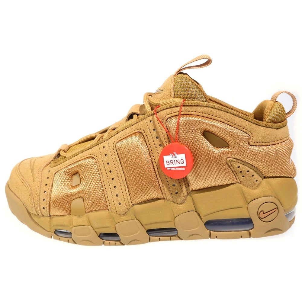 NIKE(ナイキ) AIR MORE UPTEMPO LOW WHEAT FLAX エア モアアップテンポ ウィート フラックス ローカットスニーカー ブラウン US9/27cm IM6649-700