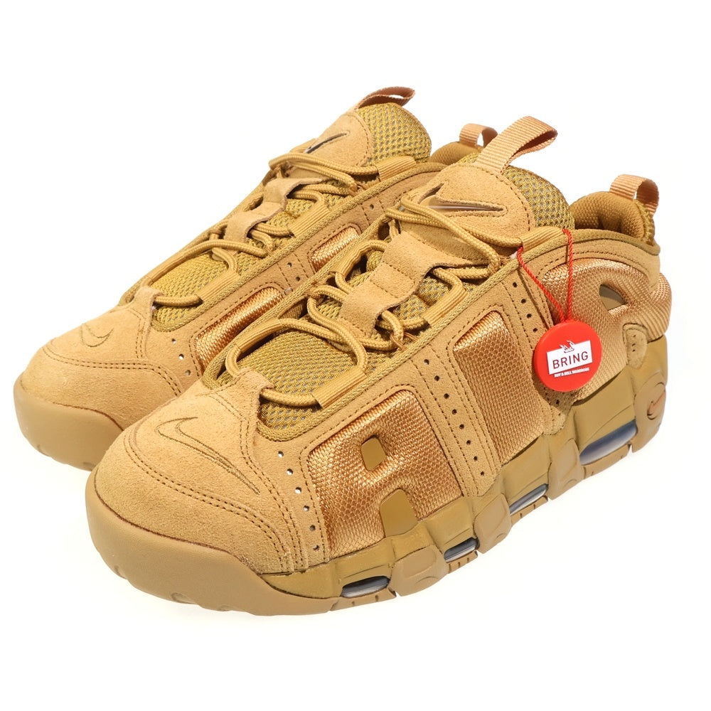 NIKE(ナイキ) AIR MORE UPTEMPO LOW WHEAT FLAX エア モアアップテンポ ウィート フラックス ローカットスニーカー ブラウン US9/27cm IM6649-700