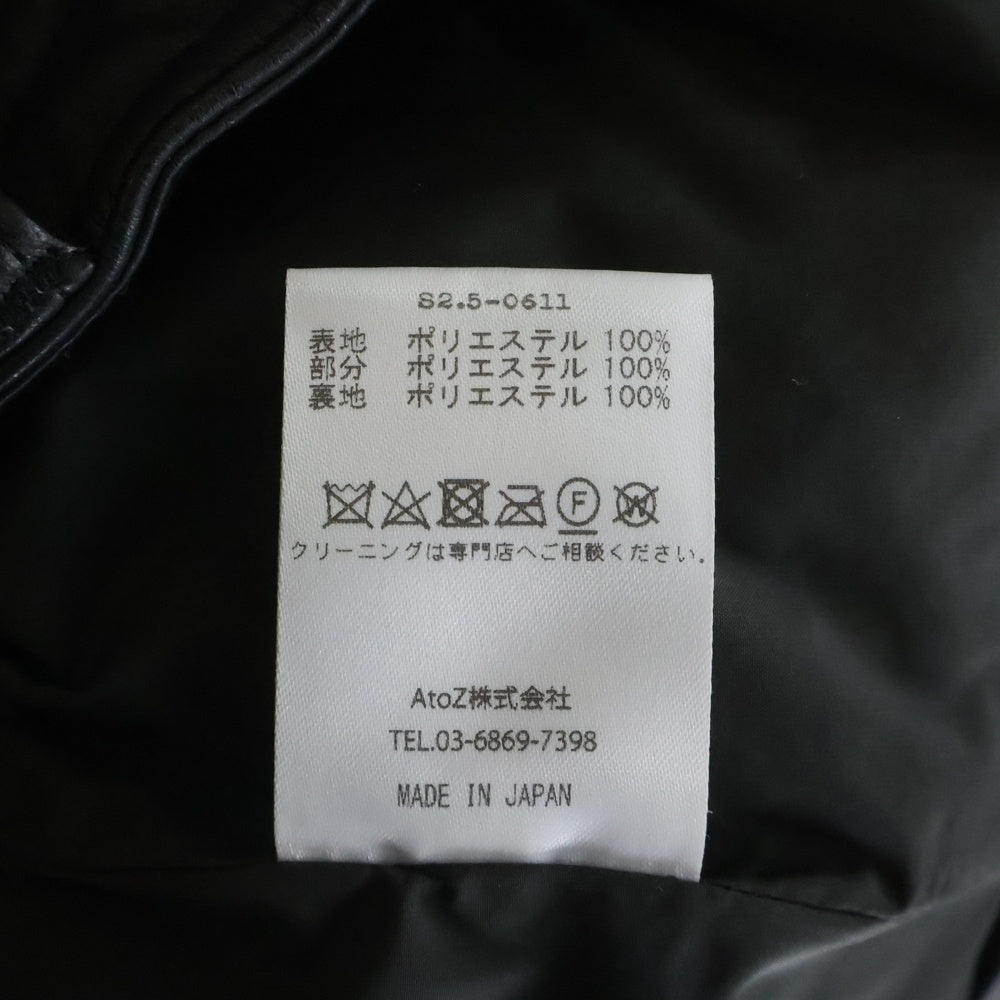 BASICKS(ベイシックス) PU LEATHER CARGO PANTS ジップフライ フェイクレザーカーゴパンツ ブラック