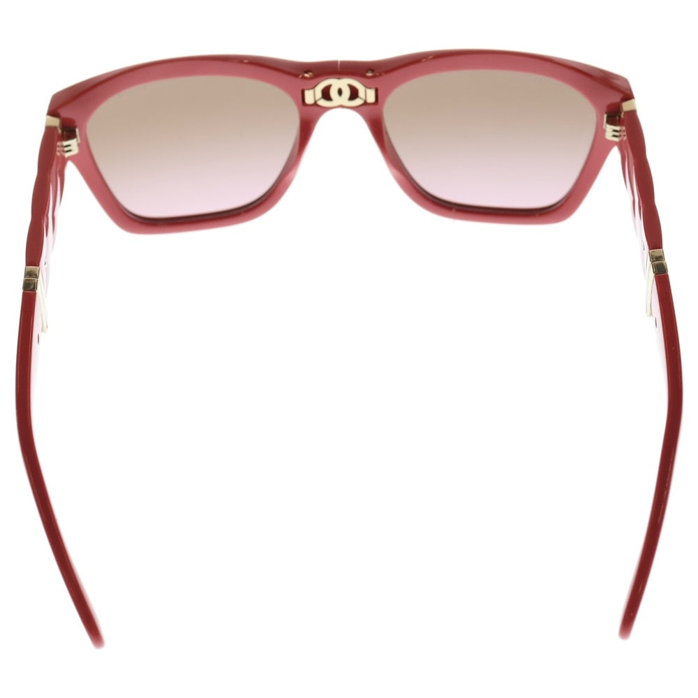 CHANEL(シャネル) SQUARE SUNGLASSES CC ココマーク フォールディング スクエアシェイプ サングラス アイウェア ビンク A71692 X02081 S0714 レディース