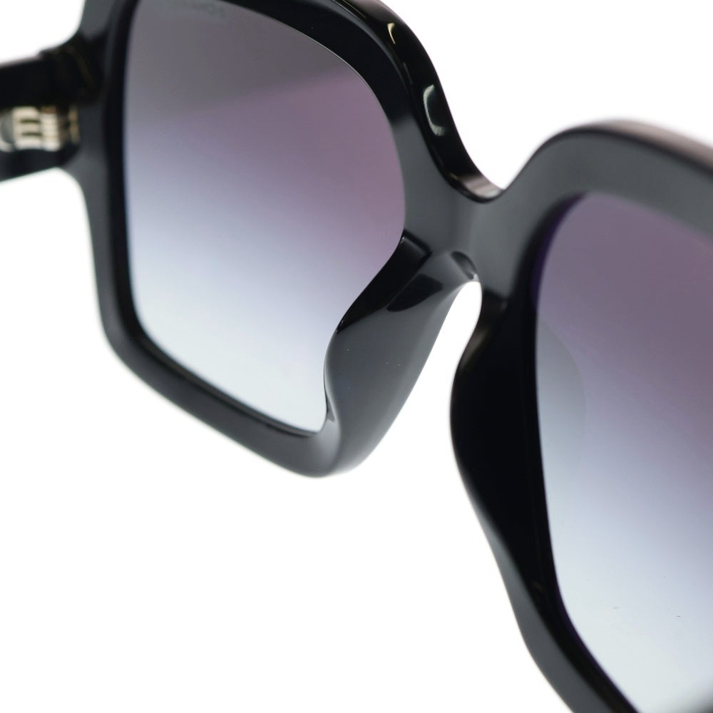 CHANEL(シャネル) CC ココマーク フェイクパール カメリア スクエアシェイプ サングラス アイウェア メガネ ブラック 5479-A レディース