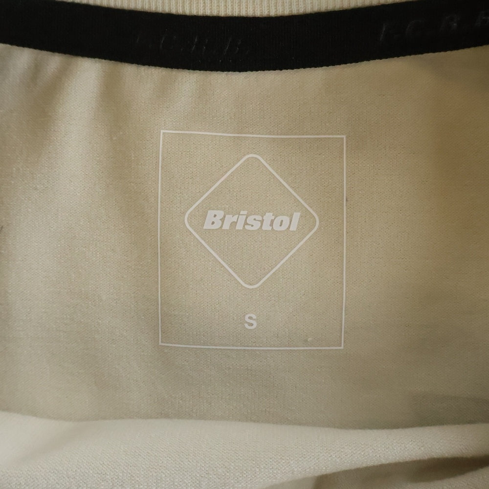 F.C.R.B./F.C.Real Bristol/FCRB(エフシーアールビー/エフシーレアルブリストル) 25SS BIG LOGO L/S BAGGY TEE バックビッグロゴプリントTシャツ 長袖クルーネックカットソー ベージュ FCRB-250084