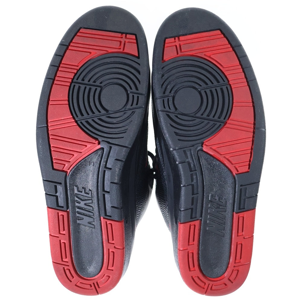 NIKE(ナイキ) 【観賞用 2015年製】 AIR JORDAN 2 RETRO ALTERNATE 87 エアジョーダン2 レトロ オルタネイト ハイカットスニーカー ブラック/レッド US11/29cm 834274-001