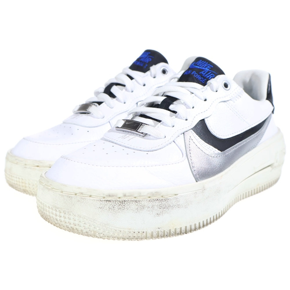 NIKE(ナイキ) AIR FORCE1 PLT.AF.ORM LV8 エアフォース1 プラットフォーム ローカットスニーカー ホワイト/ブラック US8/25cm DX3199-100